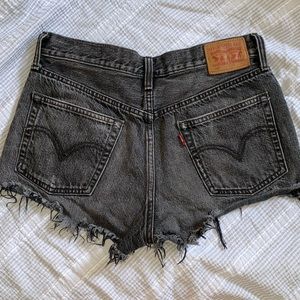 Levi’s distressed shorts